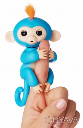 Fingerlings Monkey.Эта забавная, ручная электронная мартышка любит очень крепко . . фото 1