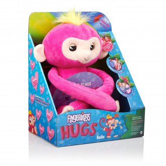 Интерактивная обезьянка обнимашка Fingerlings Hugs популярной компании WowWee - . . фото 4