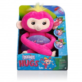 Интерактивная обезьянка обнимашка Fingerlings Hugs популярной компании WowWee - . . фото 5