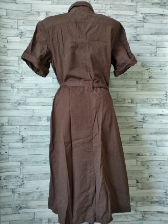 Платье сафари женское коричневое
в идеальном состоянии
есть пояс,по бокам карм. . фото 6