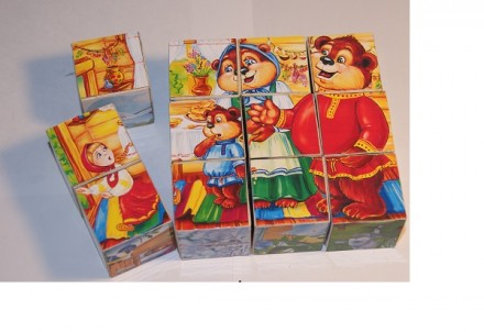 Яркие и качественные кубики  из серии «Любимые сказки» помогут малышу окунуться . . фото 4