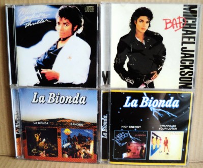 2 CD Michael Jackson и 2 СД La Bionda - . Копии отличного качества, из образов ф. . фото 2