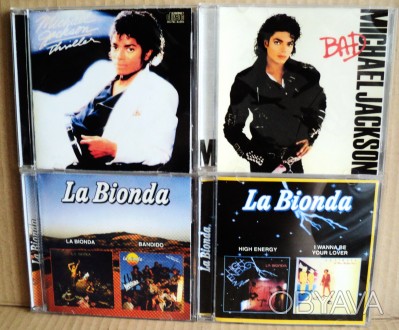 2 CD Michael Jackson и 2 СД La Bionda - . Копии отличного качества, из образов ф. . фото 1