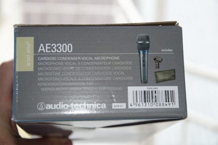 Мікрофон Audio-technica AE3300 новий в упаковці привезений з США. Добре підходит. . фото 10