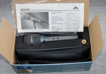 Мікрофон Audio-technica AE3300 новий в упаковці привезений з США. Добре підходит. . фото 2