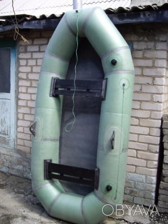 Абсолютно новая надувная резиновая лодка "Язь" ...2х местная,(длина 250 см,ширин. . фото 1