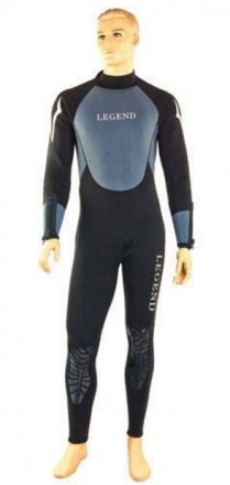 Гидрокостюм Legend 3мм — длинный костюм для дайвинга и активного отдыха на воде.. . фото 2