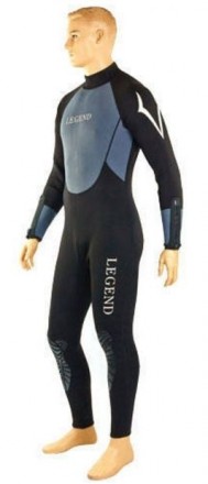 Гидрокостюм Legend 3мм — длинный костюм для дайвинга и активного отдыха на воде.. . фото 3