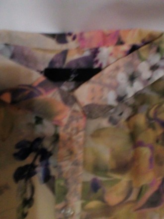 Блузка женская нарядная с удлиненной спинкой 16-18размер качественный легкий шиф. . фото 10