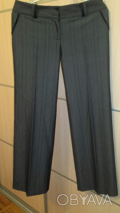 Женские классические брюки 42 размер, темно-серого цвета. Отличное качество, сос. . фото 1