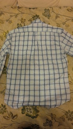 Качественная мужская рубашка светло-синего цвета, состояние новой, подойдет на р. . фото 6