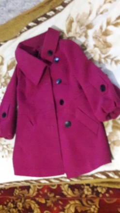 Продам жіноче пальто весна-осінь в гарному стані, розмір 44-46, колір - фуксія.. . фото 2