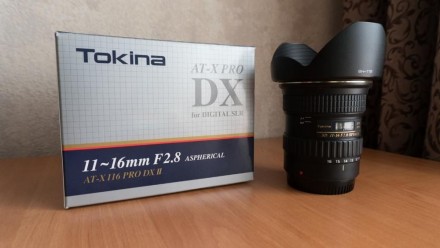 Продам отличный широкоугольный объектив Tokina AT-X 116 PRO DX-II 11-16mm f/2.8 . . фото 2