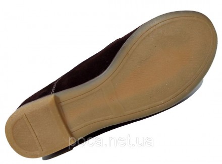 Женские туфли выполнены из высококачественной натуральной замши, подкладка выпол. . фото 5
