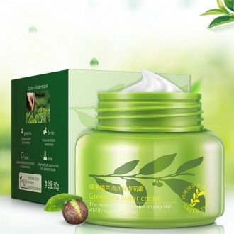 Увлажняющий крем для лица с зеленым чаем Rorec Green Tea Water Cream.
Омолажива. . фото 2