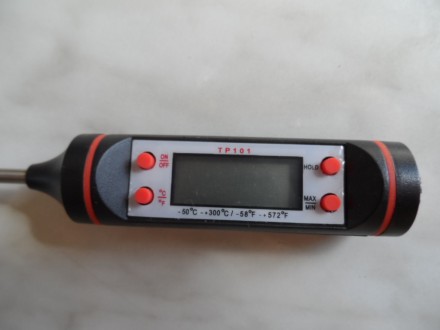 Продам электронный термометр со щупом из нержавеющей стали с диапазоном температ. . фото 3