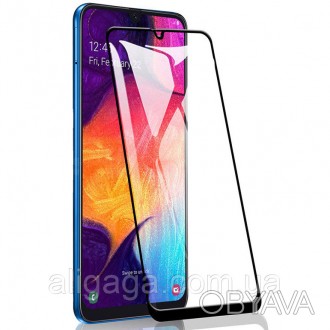 Защитное стекло XD+ (full glue) (тех.пак) для Samsung Galaxy A20/A30/A30s/A50/A5. . фото 1