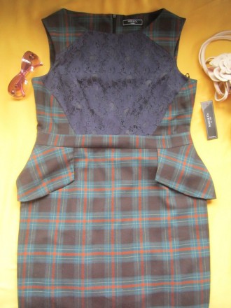 Фирменное новое стильное качественное платье на подкладке, р.14, Англия, Nam&Co.. . фото 6
