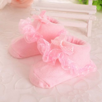 Новые носочки, для маленьких принцесс. Будут универсальным вариантом для Ваших д. . фото 4