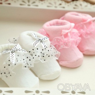 Новые носочки, для маленьких принцесс. Будут универсальным вариантом для Ваших д. . фото 1