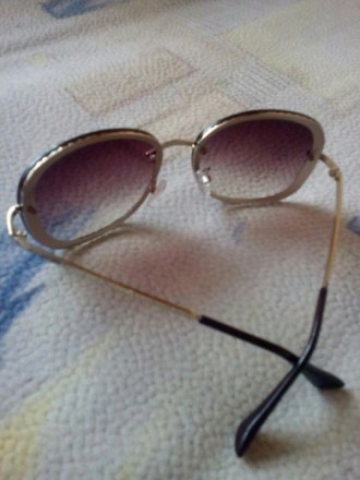 Шикарные солнцезащитные очки Omega. Новые. Высота линзы 5 см, ширина линз 13,5. . . фото 4