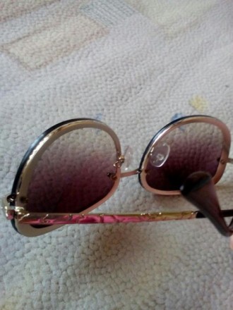 Шикарные солнцезащитные очки Omega. Новые. Высота линзы 5 см, ширина линз 13,5. . . фото 5