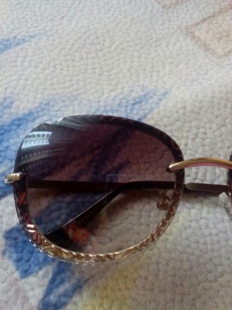Шикарные солнцезащитные очки Omega. Новые. Высота линзы 5 см, ширина линз 13,5. . . фото 3