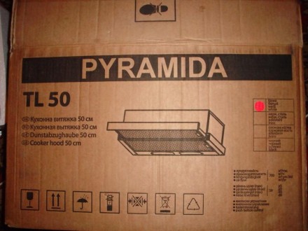 Продам кухонную вытяжку встраиваемою Pyramida TL 50 WH Тип вытяжки: Встраиваемая. . фото 5