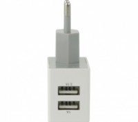 Сетевое зарядное устройство Nomi HC05212 2100mA Black/white предназначено для то. . фото 2