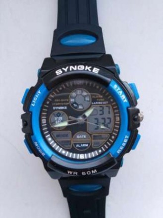 Продам спортивные часы Synoke. Отлично подойдут для плавцов, хороши для рыбалки . . фото 2