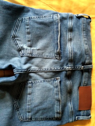 Новые джинсы без бирки на мальчика 10-11 лет с имитацией потёртостей.Куплены в H. . фото 6
