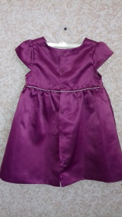 Плаття атласне для маленької красуні без дефектів розмір 80.. . фото 8