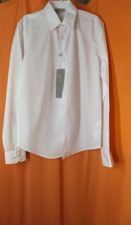 Сорочка для хлопчика білого кольору ТМ Deloras. Дана модель арт.С70478-18 з довг. . фото 2