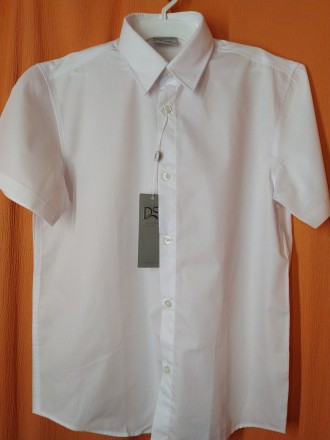 Сорочка білого кольору з коротким рукавом для хлопчика ТМ Deloras , арт.С70478S
. . фото 2