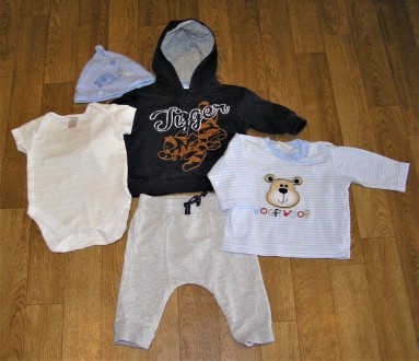 Комплект одежды для малыша от рождения и до 3-х месяцев. Идеальное состояние.
Ф. . фото 2