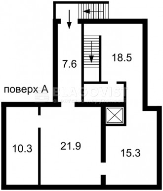 Продажа Нежилого помещения ул. Прорезная (Центр) в Киеве. Общая площадь 370 м2. . . фото 7