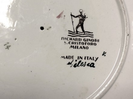 Блюдо для соуса от Gio Ponti для Ричарда Джинори, 1930-е годы. . фото 4