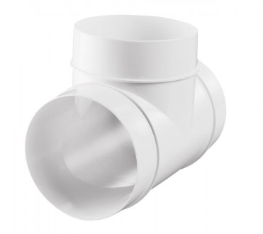 Тройник пластиковый для вентиляции 232. Кропивницкий. фото 1