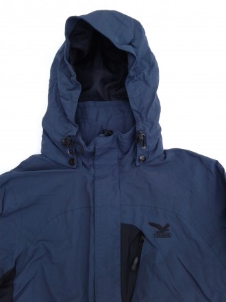 Куртка хардшелл фирмы Salewa, очень качественный аутдор. Капюшон, пояс на утяжка. . фото 2