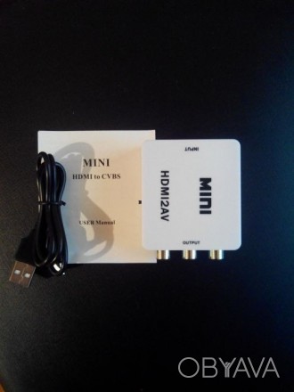 Продам новые конвертеры из HDMI в AV (тюльпан).. . фото 1