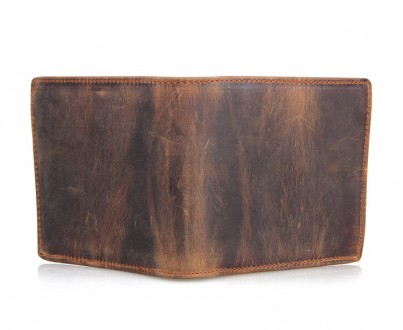 Мужской кошелек портмоне кожаный 

Размер: 11 х 9,5 см

Материал: натуральна. . фото 6