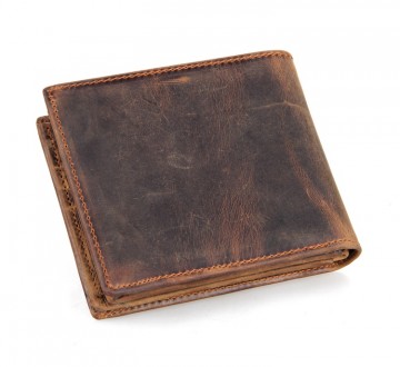Мужской кошелек портмоне кожаный 

Размер: 11 х 9,5 см

Материал: натуральна. . фото 4