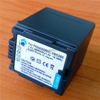 Аккумулятор Panasonic VW-VBG260 2600mAh

Аккумулятор (батарея) для видеокамеры. . фото 2