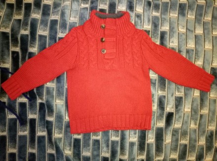 Продам теплый свитер на мальчика GAP, 3 года. Светер ну ооооочень классный и отл. . фото 2