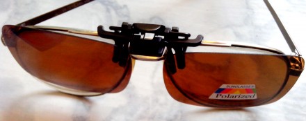 Поляризовані накладки на діоптрійні окуляри від сонця різних відтінків.
Мають с. . фото 11