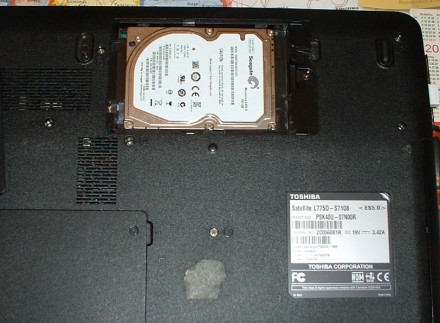17,3" Ноутбук TOSHIBA Satellite L775D-S7108, Б/У, в хорошем состоянии. 
Был куп. . фото 5