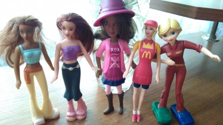 Прикольные коллекционные куколки из Макдональдса. Размер от 15 см и до 8,5 см.. . фото 3