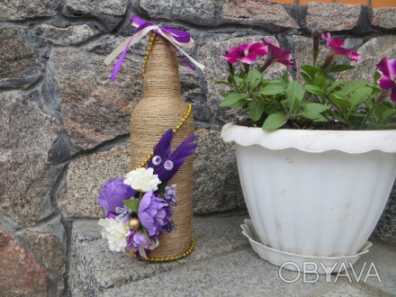 украшение для интерьера или праздничного стола,можно использовать как вазу. . фото 1