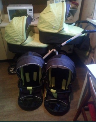 Продам отличную коляску для двойни, близнецов или погодок. Коляска в идеальном с. . фото 2