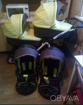 Продам отличную коляску для двойни, близнецов или погодок. Коляска в идеальном с. . фото 1